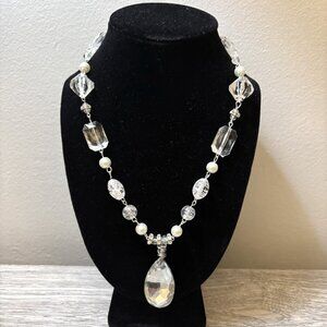 Crystal Elegance Statement Necklace